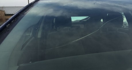 cracked windshield